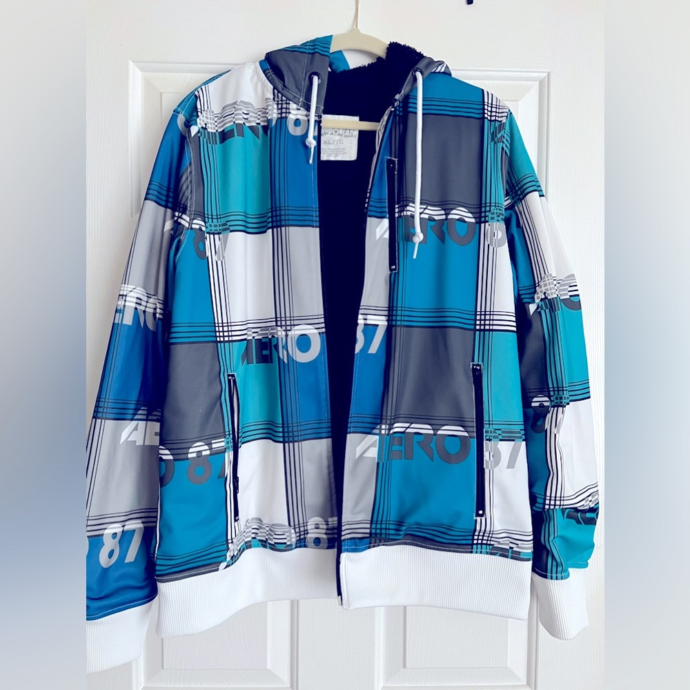 Aeropostale lined fleece Jacket with hoodie